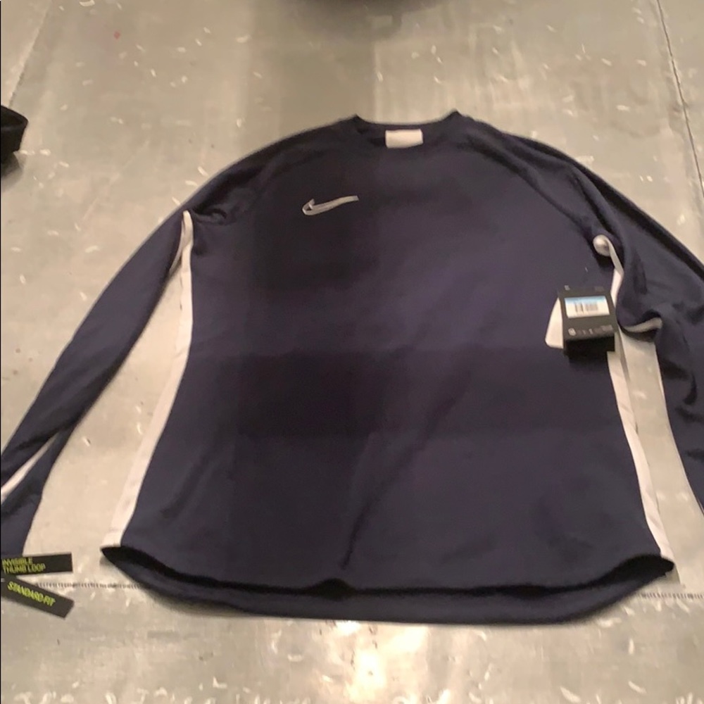 Nike Womens crew pullover navy medium